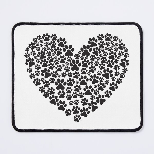 Item preview, Dog Footprint Heart designed and sold by LionessLove.