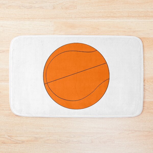 Item preview, Orange Basketball With Thin Lines Shirt and Sticker Design by Zeesdesign on Redbubble designed and sold by ZEESDESIGN.