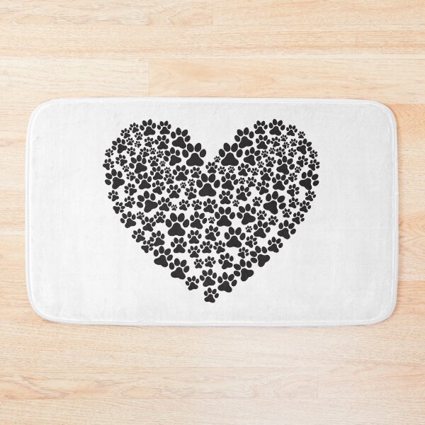 Item preview, Dog Footprint Heart  designed and sold by LionessLove.