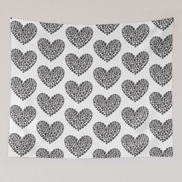 Item preview, Dog Footprint Heart  designed and sold by LionessLove.