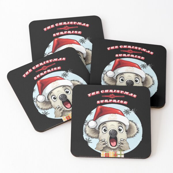 Item preview, “Christmas surprise: koala didn’t expect it!” designed and sold by Art-Vortex-fr.