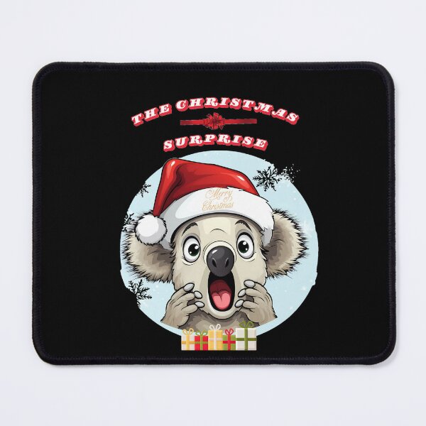 Item preview, “Christmas surprise: koala didn’t expect it!” designed and sold by Art-Vortex-fr.