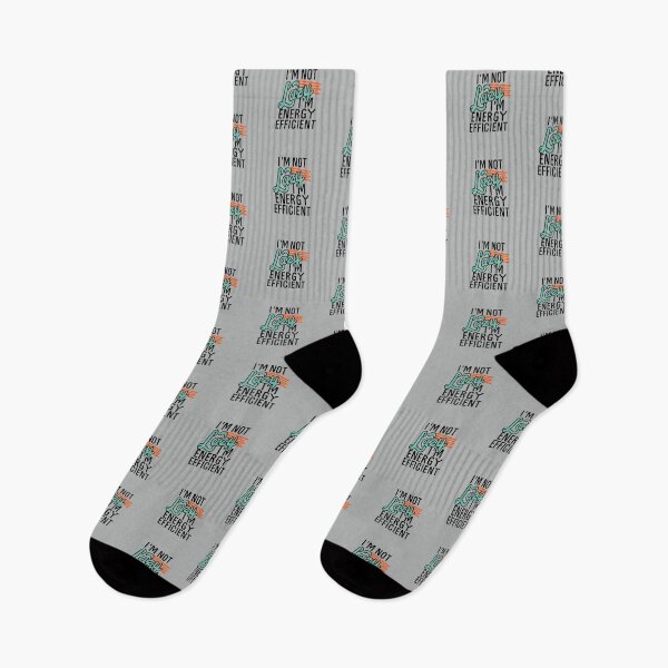 Item preview, I'm Not Lazy, I'm Energy Efficient designed and sold by VoyteksDesigns.