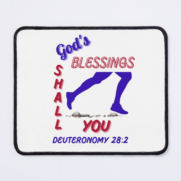 Item preview, God's Blessings Shall Overtake you Deuteronomy 28:2 designed and sold by RhondaCGoins.
