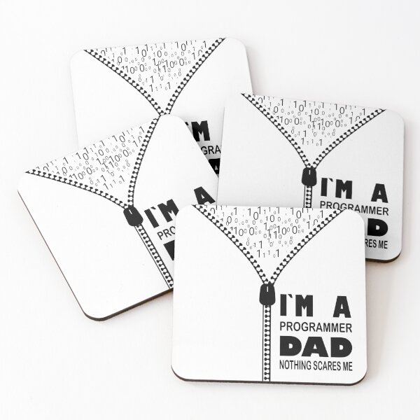 Item preview, I`m  a Programmer Dad Nothing Scares Me designed and sold by Bettylop.