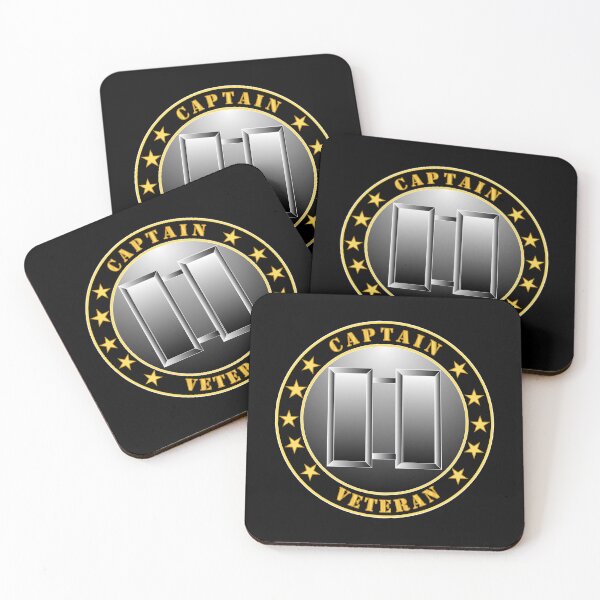 Item preview, Army - Captain Veteran designed and sold by Military Insignia Products.