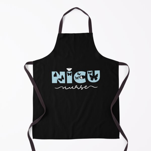Item preview, NICU Nurse Cute Butterflies Blue Neonatal Intensive care Registered Nurse designed and sold by clothesy7.