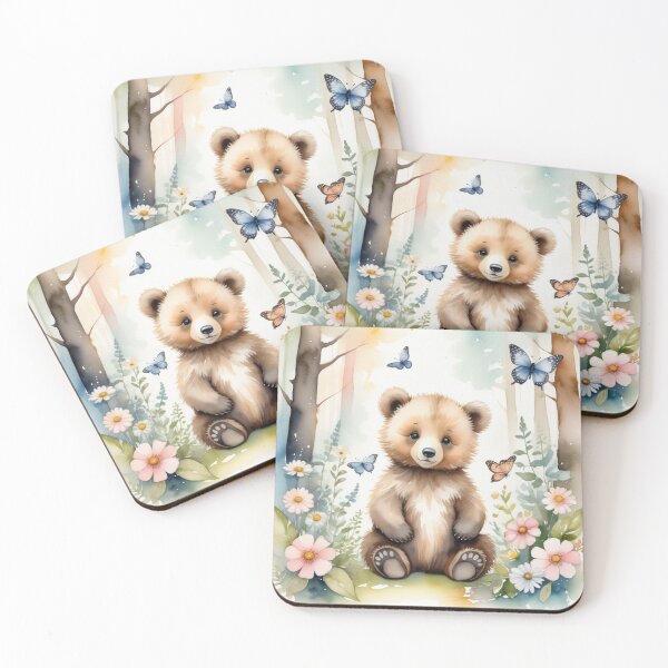 Item preview, Baby Bear in Ink Wash designed and sold by Sadia  Jannat.
