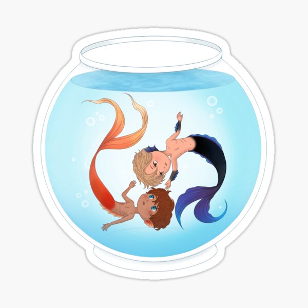 Little Mermen Sticker