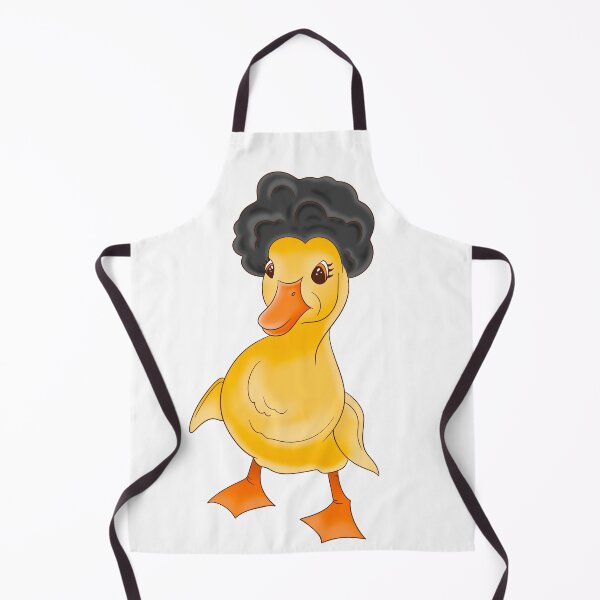 Item preview, Cute duckling wearing wigs designed and sold by nickardi.