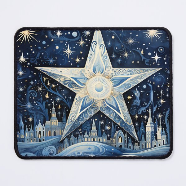 Item preview, christmas north star holiday print designed and sold by dcrc.