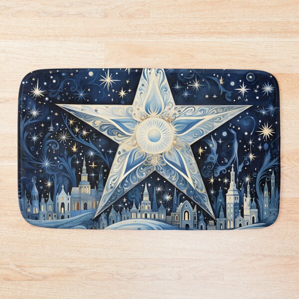 Item preview, christmas north star holiday print designed and sold by dcrc.