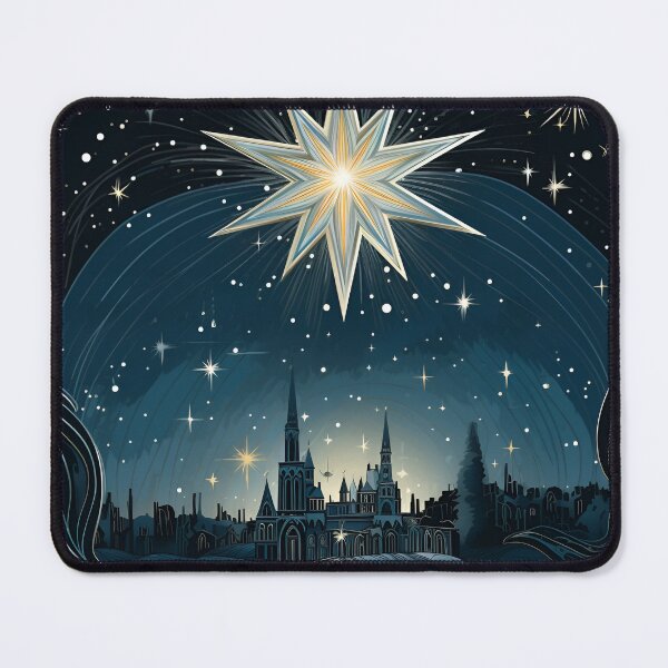 Item preview, christmas north star holiday print designed and sold by dcrc.