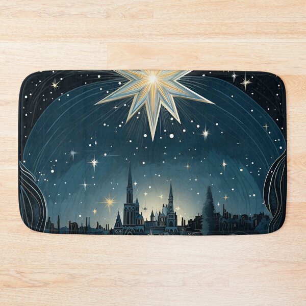 Item preview, christmas north star holiday print designed and sold by dcrc.