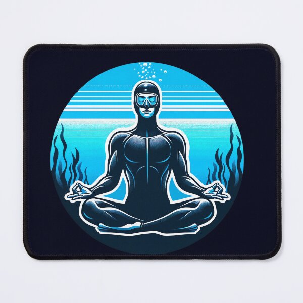 Item preview, Ocean Bed Yoga - Freediver's Tranquil Harmony designed and sold by madtoyman.