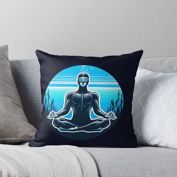 Item preview, Ocean Bed Yoga - Freediver's Tranquil Harmony designed and sold by madtoyman.
