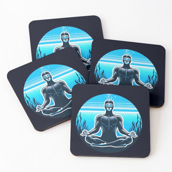 Item preview, Ocean Bed Yoga - Freediver's Tranquil Harmony designed and sold by madtoyman.