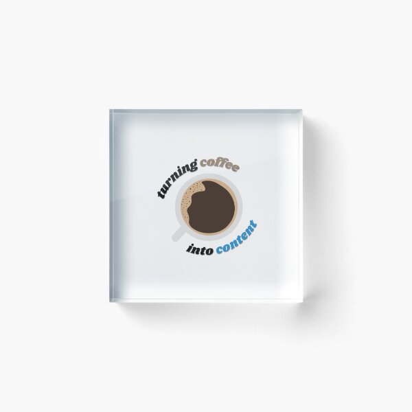 Item preview, turning coffee into content designed and sold by thisisbluetiful.