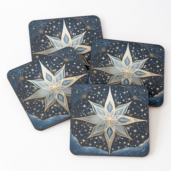 Item preview, christmas north star holiday print designed and sold by dcrc.
