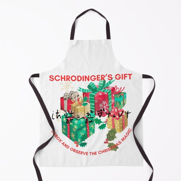 Item preview, Schrodinger's gift, unbox and observe christmas, Physics christmas designed and sold by NoetherSym.