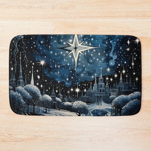 Item preview, christmas north star holiday print designed and sold by dcrc.