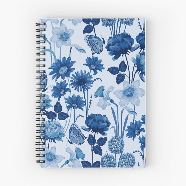 Item preview, Spring Flowers in Blue designed and sold by Judit Gueth.