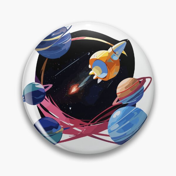 Item preview, amazing design space planets and rocket designed and sold by asmaa gamal.