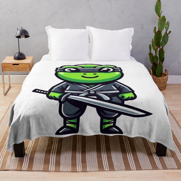 Item preview, Cartoon Ninja Frog designed and sold by RyanBelandres.