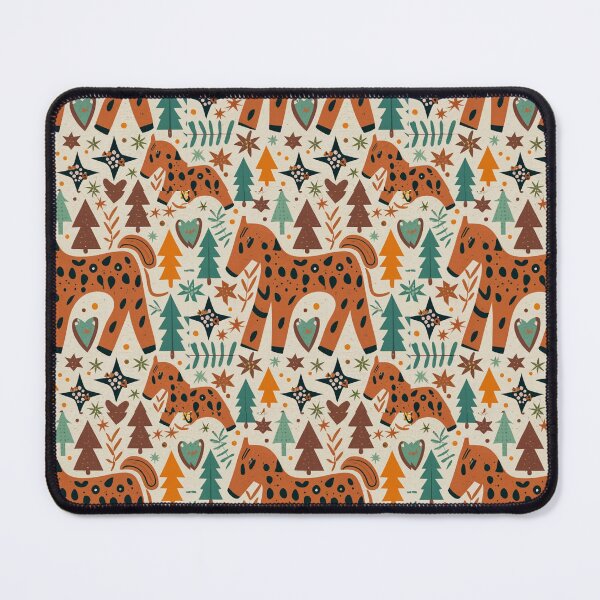 Item preview, Warm Autumn / True Autumn pattern, skin-tone matching, personal color analysis, PCA, mid-century modern christmas pattern designed and sold by look4seasons.