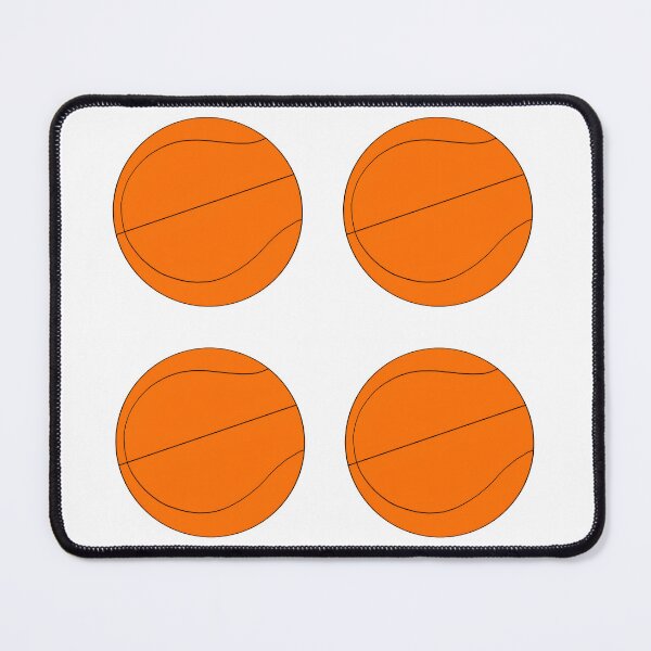Item preview, Orange Basketball Sticker Pack of Four (4) With Thin Lines by Zeesdesign on Redbubble designed and sold by ZEESDESIGN.
