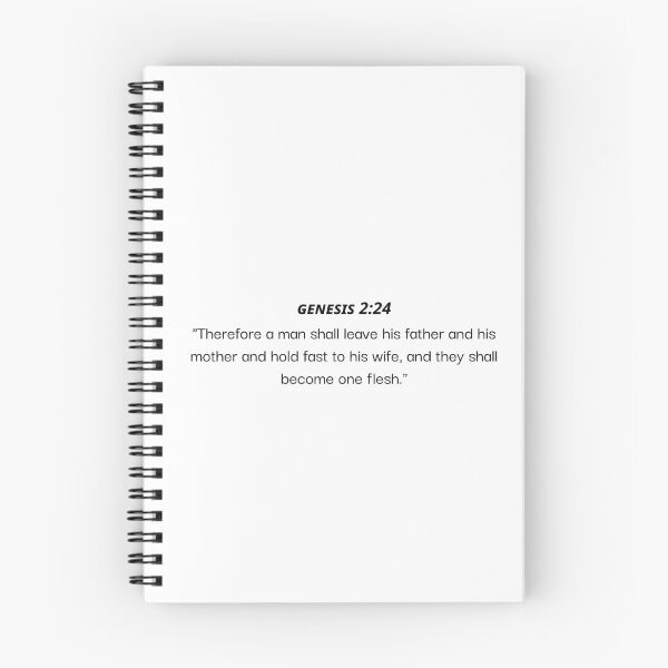 Item preview, Bible quote about marriage designed and sold by Minimalist Quotes and Sayings.