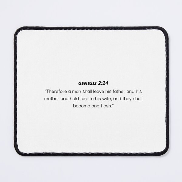 Item preview, Bible quote about marriage designed and sold by Minimalist Quotes and Sayings.