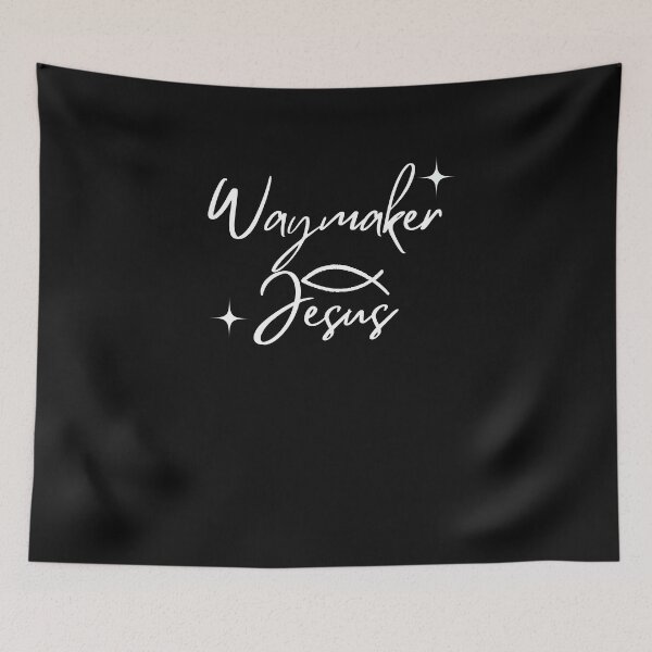 Item preview, waymaker -christian sticker designed and sold by Faithandpattern.