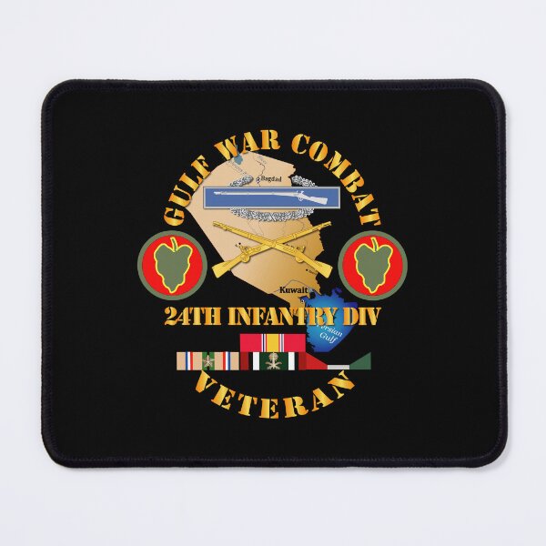 Item preview, Army - Gulf War Combat Infantry Vet w 24th ID SSI designed and sold by Military Insignia Products.