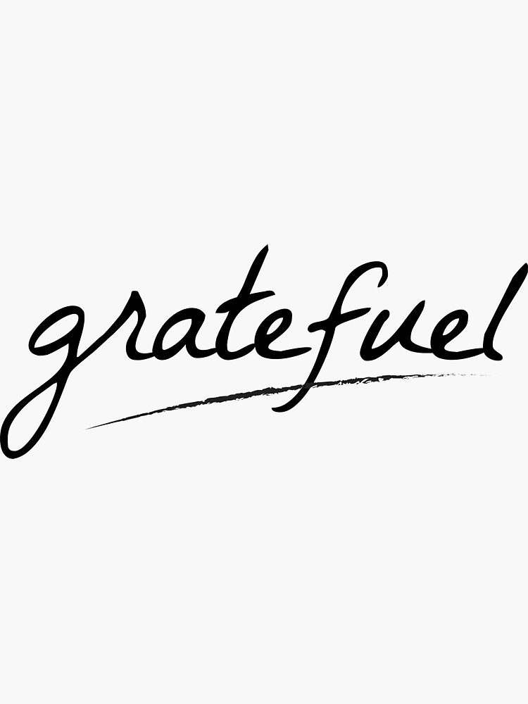 Thumbnail 3 of 3, Sticker, GrateFuel Logo (Black) designed and sold by Itpres1.
