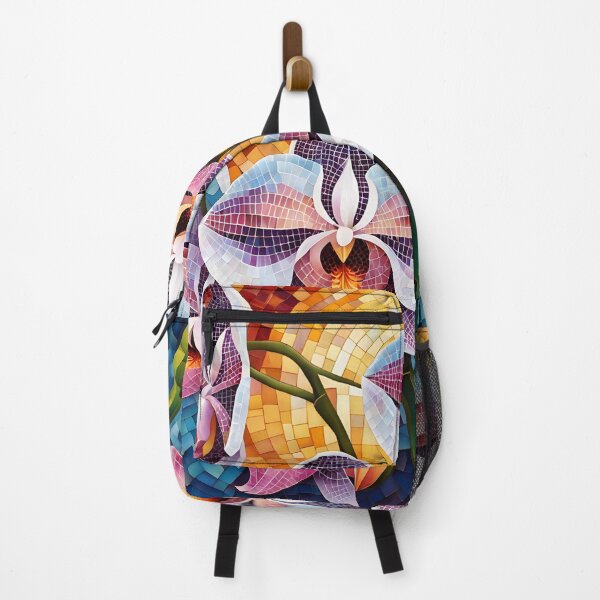 Item preview, Colorful Mosaic picture of Orchid flowers designed and sold by Petalandfur.