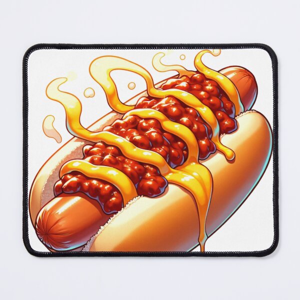 Item preview, Chili Cheese Dog Anime Art designed and sold by EatDrinkEatMore.