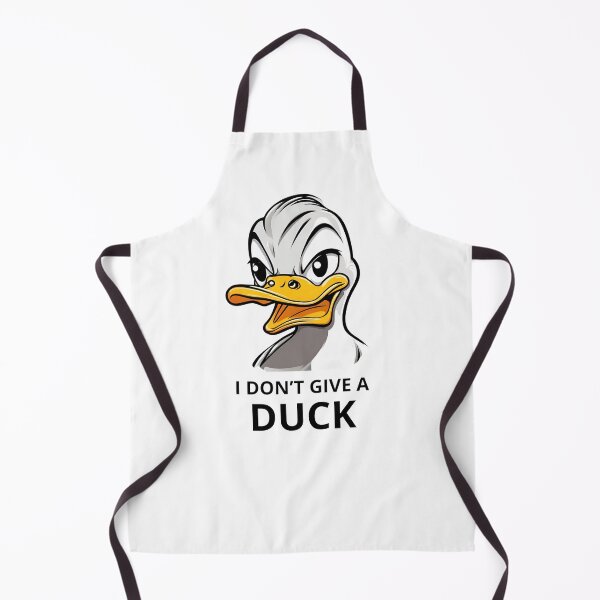 Item preview, I Don't Give a Duck Funny Duck White and Yellow designed and sold by Goondzik.