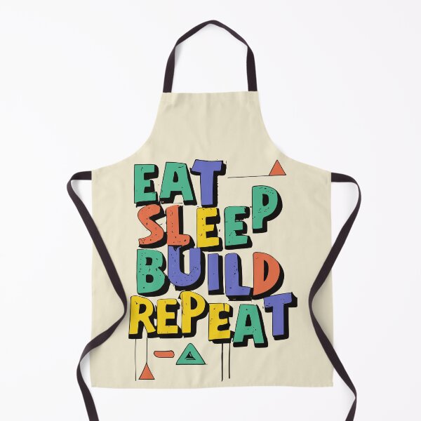 Item preview, Eat Sleep Build Repeat designed and sold by bihtti.