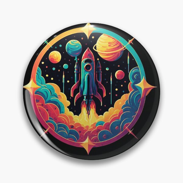 Item preview, space planets and rocket designed and sold by asmaa gamal.