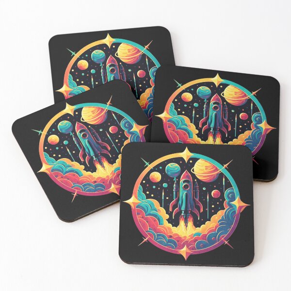 Item preview, space planets and rocket designed and sold by asmaa gamal.