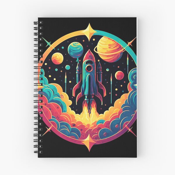 Item preview, space planets and rocket designed and sold by asmaa gamal.