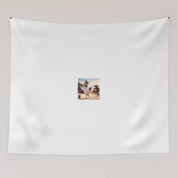 Item preview, A pug dog dances a Hawaiian dance designed and sold by Nuipreecha2519.