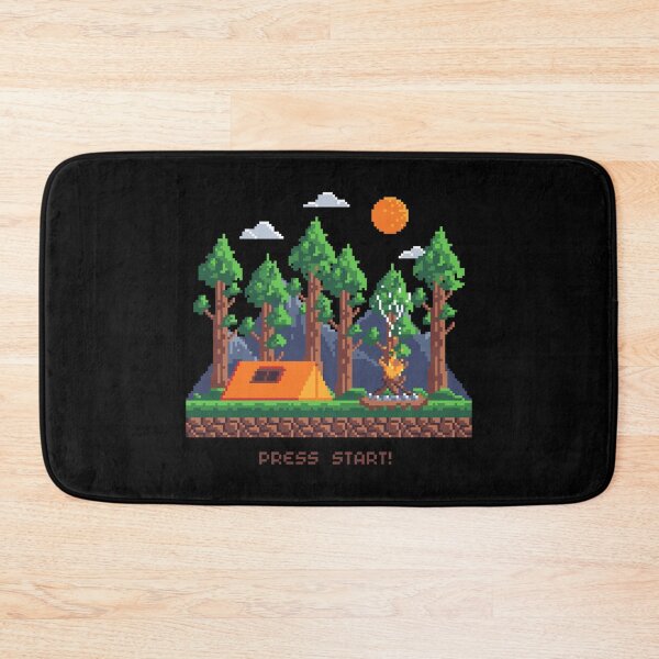 Item preview, Press Start Camping designed and sold by Quilimo Studio.