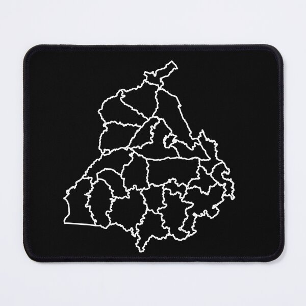 Item preview, Punjab map designed and sold by PurpleClouds26.