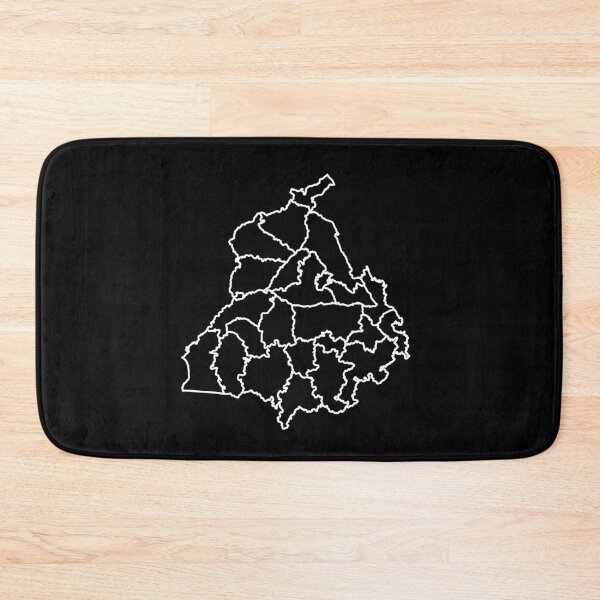 Item preview, Punjab map designed and sold by PurpleClouds26.