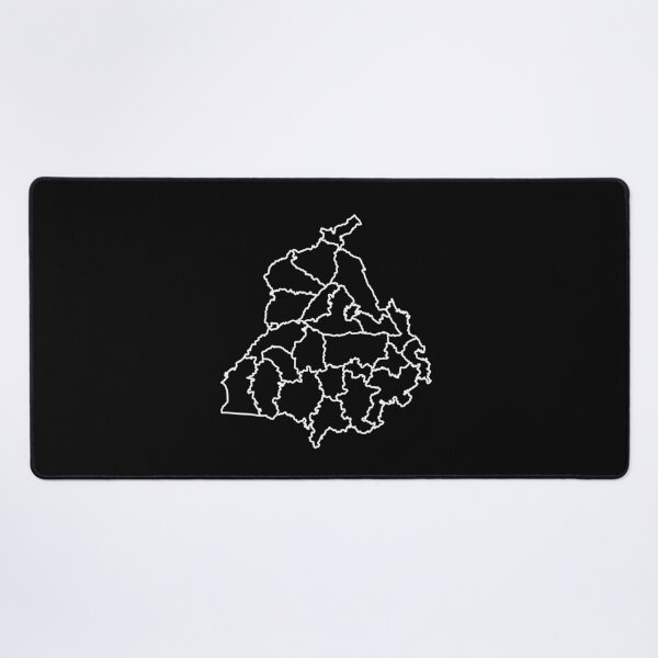 Item preview, Punjab map designed and sold by PurpleClouds26.