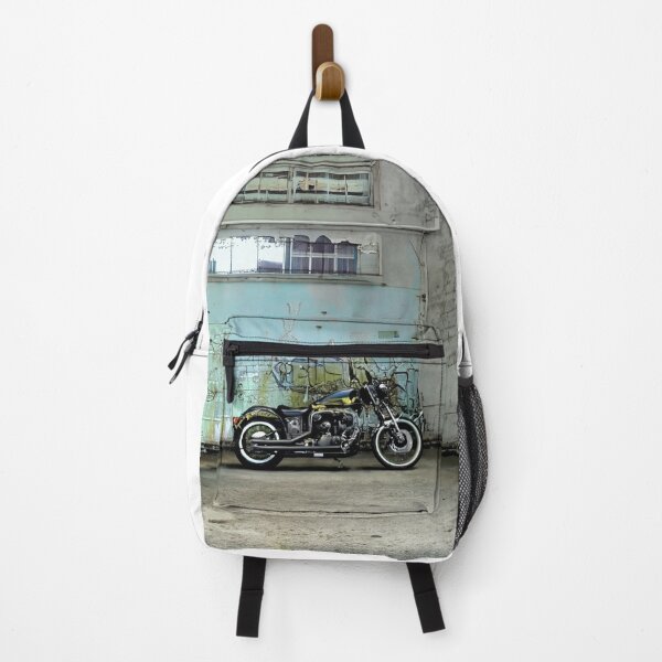Item preview, vintage motorcycle and city designed and sold by NAGNE.