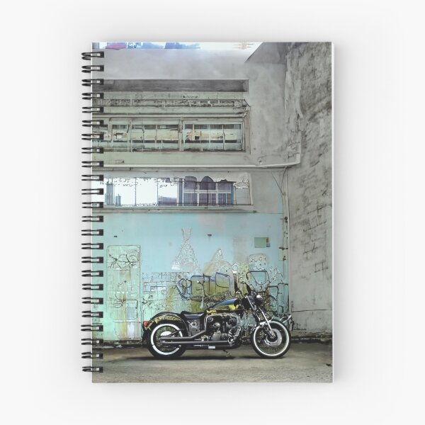 Item preview, vintage motorcycle and city designed and sold by NAGNE.
