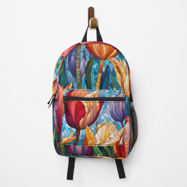 Item preview, Colorful Mosaic picture of Tulip flowers designed and sold by Petalandfur.